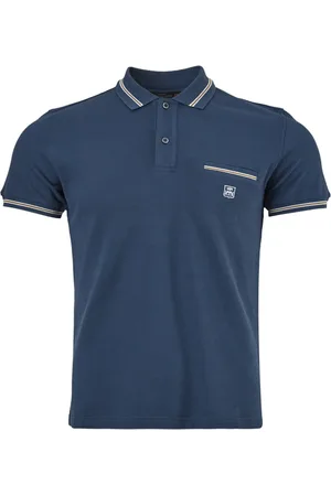 corneliani Homme, Tops, Bleu, Taille: S Polo Chemises