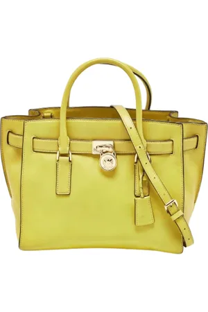 Michael Kors Femme, Pre-owned, Vert, Taille: ONE Size Pre-owned Cuir cabas