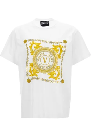 VERSACE Homme, Tops, Blanc, Taille: L T-Chemises