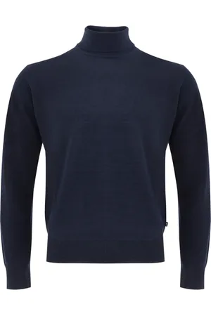 FERRANTE Homme, Pulls, Bleu, Taille: M Col roulés