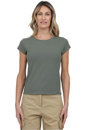 ALPHA STUDIO Femme, Tops, Vert, Taille: 38 FR T-Chemises
