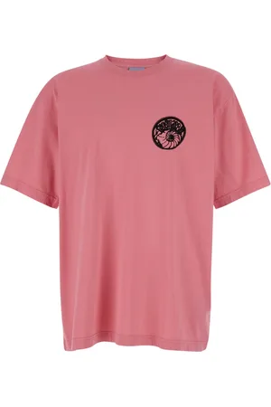 Bluemarble Homme, Tops, Rose, Taille: M T-shirt Rose avec Imprimé Coquillage