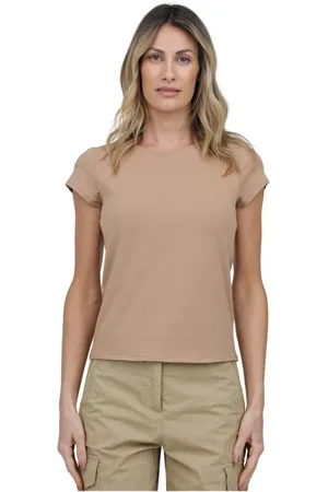 ALPHA STUDIO Femme, Tops, Brun, Taille: 38 FR T-Chemises