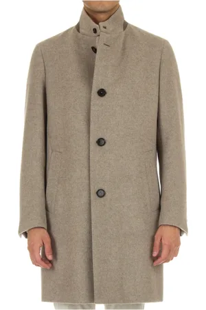 Ermenegildo Zegna Homme, Manteaux, , Taille: S Manteau en Cachemire avec Col