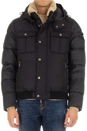 MOORER Homme, Vestes, Bleu, Taille: M Manteaux