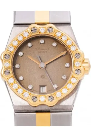 Chopard Femme, Pre-owned, Gris, Taille: ONE Size Pre-owned Acier inoxydable montres