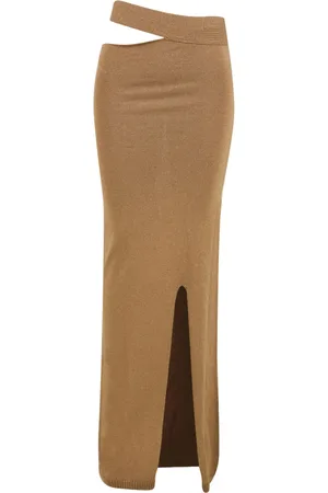 AKEP Femme, Jupes, Brun, Taille: 40 FR Pencil Skirts