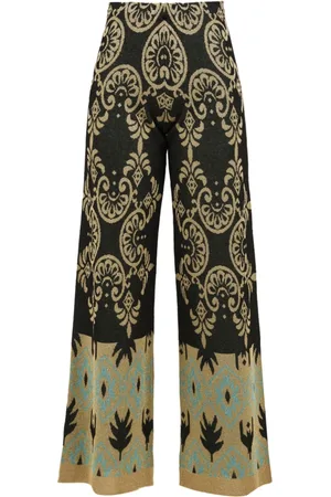 AKEP Femme, Pantalons, Multicolore, Taille: 38 FR Pantalon Femme Multicolore