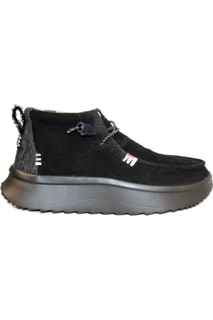 Hey dude Femme, Chaussures, Noir, Taille: 37 EU Bottine en Daim Noir