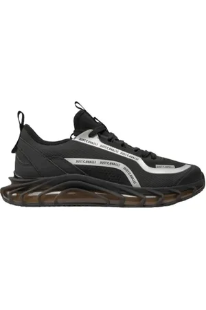 Roberto Cavalli Homme, Chaussures, Noir, Taille: 44 EU Baskets Montantes Noires