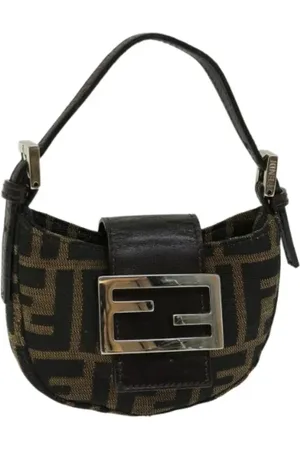 Fendi Femme, Pre-owned, Brun, Taille: ONE Size Pre-owned Toile sacs-fendi