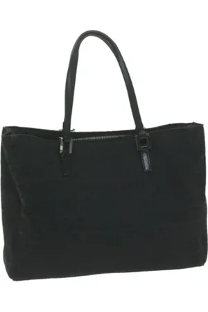 Fendi Femme, Pre-owned, Noir, Taille: ONE Size Pre-owned Tissu sacs-fendi