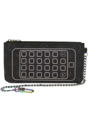 LOUIS VUITTON Femme, Pre-owned, Noir, Taille: ONE Size Pre-owned Toile pochettes-minaudieres