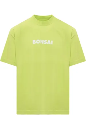 BONSAI Homme, Tops, Vert, Taille: M T-shirt col rond avec logo