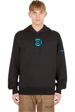 Capasa Milano Homme, Sweatshirts et sweats à capuche, Noir, Taille: M SweaT-shirts SweaT-shirts à capuche