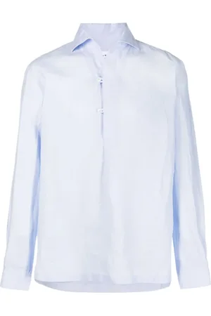 DoppiaA Homme, Chemises, Bleu, Taille: L Chemise Bleu Clair Piero