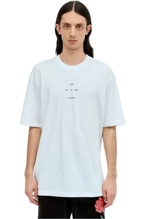 SONG FOR THE MUTE Homme, Tops, Blanc, Taille: S T-Chemises
