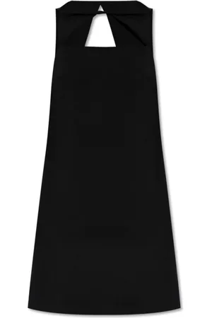 VERSACE Femme, Robes, Noir, Taille: 36 FR Robe sans manches