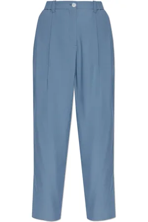 Kenzo Femme, Pantalons, Bleu, Taille: 40 FR Pantalon ample