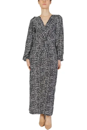 JACQUELINE DE YONG Femme, Robes, Noir, Taille: 42 FR Maxi Robes