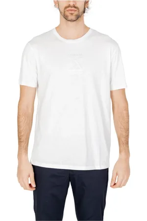 Armani Exchange Homme, Tops, Blanc, Taille: L T-Chemises