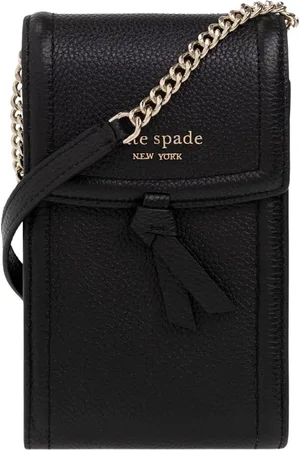 Kate Spade Femme, Accessoires, Noir, Taille: ONE Size Knott étui pour téléphone avec sangle