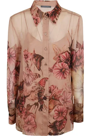 Alberta Ferretti Femme, Blouses et Chemises, Multicolore, Taille: 38 FR Chemises