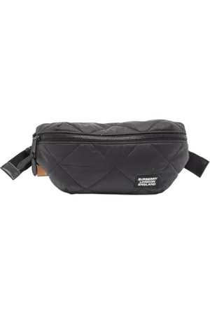 Burberry Homme, Pre-owned, Noir, Taille: ONE Size Pre-owned Nylon sacs-bandouliere
