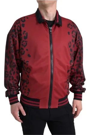 Dolce & Gabbana Homme, Vestes, Rouge, Taille: XL Bomber Vestes