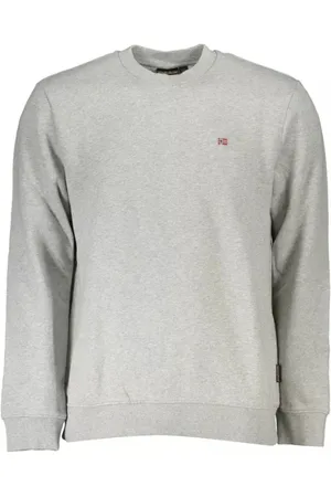 Napapijri Homme, Sweatshirts et sweats à capuche, Gris, Taille: 2XL Pull en Coton Gris