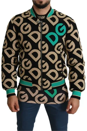 Dolce & Gabbana Homme, Vestes, Multicolore, Taille: M Bomber Multicolore avec Logo Dgmillennials