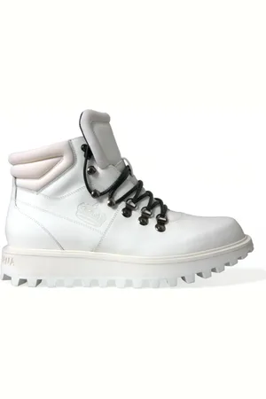 Dolce & Gabbana Homme, Chaussures, Blanc, Taille: 41 EU Bottes à cheville