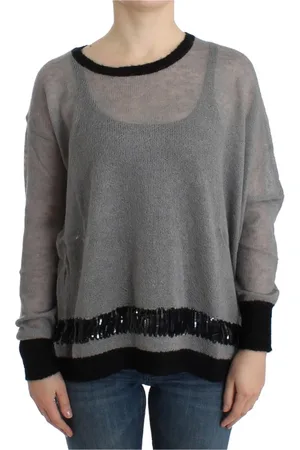 Costume National Femme, Pulls, Gris, Taille: 42 FR Pulls à col rond