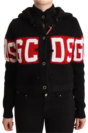 GCDS Femme, Pulls, Noir, Taille: 38 FR Cardigans