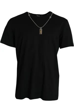 Dolce & Gabbana Homme, Tops, Noir, Taille: 5XL T-Chemises