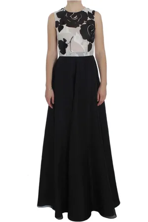 Dolce & Gabbana Femme, Robes, Noir, Taille: 36 FR Maxi Robes