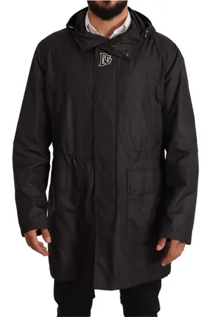 Dolce & Gabbana Homme, Manteaux, Noir, Taille: XS Parkas