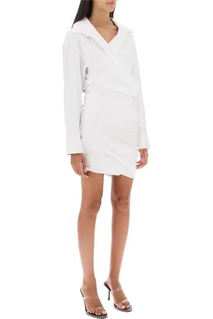 Alexander Wang Femme, Robes, Blanc, Taille: 42 FR Shirt Robes