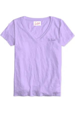 MC2 SAINT BARTH Femme, Tops, Violet, Taille: 36 FR T-Chemises