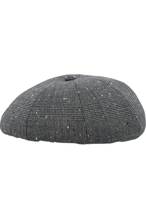 Dior Homme, Accessoires, Gris, Taille: M Béret avec Détail Bouton