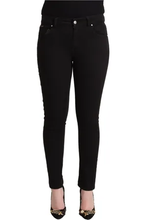 Dolce & Gabbana Femme, Jeans, Noir, Taille: 38 FR Jeans skinny