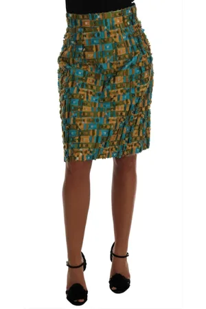 Dolce & Gabbana Femme, Jupes, Multicolore, Taille: 40 FR Pencil Skirts