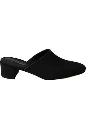 Dolce & Gabbana Femme, Chaussures, Noir, Taille: 36 1/2 EU Heeled Mules