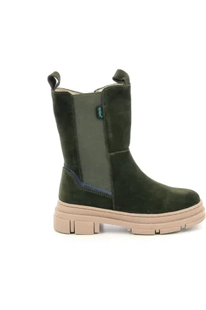 Kickers Femme, Chaussures, Vert, Taille: 39 EU Bottes à Fermeture Éclair Kick Goz