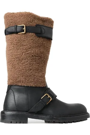Dolce & Gabbana Homme, Chaussures, Brun, Taille: 45 EU High Bottes