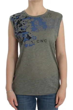 Costume National Femme, Tops, Gris, Taille: 40 FR Hauts sans manches