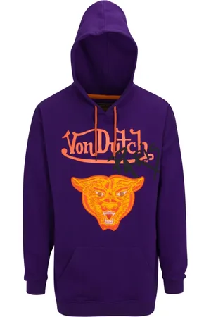 Von Dutch Homme, Sweatshirts et sweats à capuche, Violet, Taille: XL Levonne