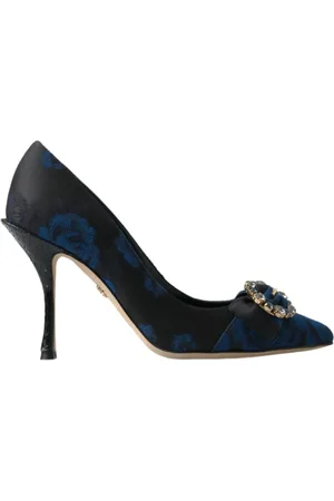 Dolce & Gabbana Femme, Chaussures, Bleu, Taille: 36 EU Escarpins