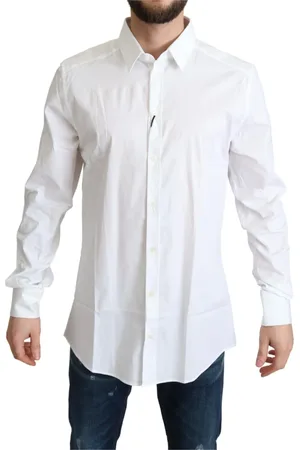 Dolce & Gabbana Homme, Chemises, Blanc, Taille: M Formal Chemises
