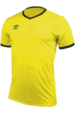 Umbro Homme, Tops, Jaune, Taille: 2XS Maillot Cup Manches Longues Junior